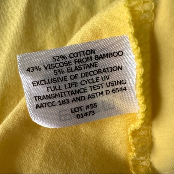 Coolibar UPF 50+ UV Protection Sz Small Long Sleeve Shirt Yellow Sun Protection - Picture 5 of 8